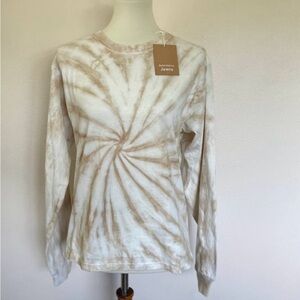 Reformation Boyfriend Tie Dye Long Sleeve Tee